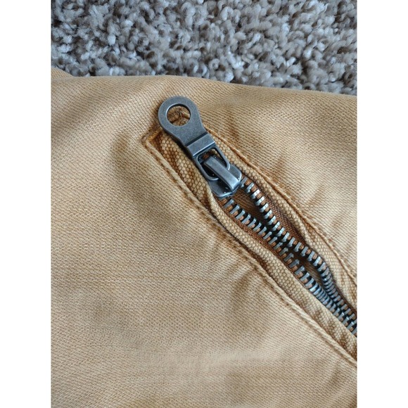 FREE PEOPLE Vintage Distressed Jacket Jean Jacket Lace Up Sleeves size M NWOT - Picture 5 of 13